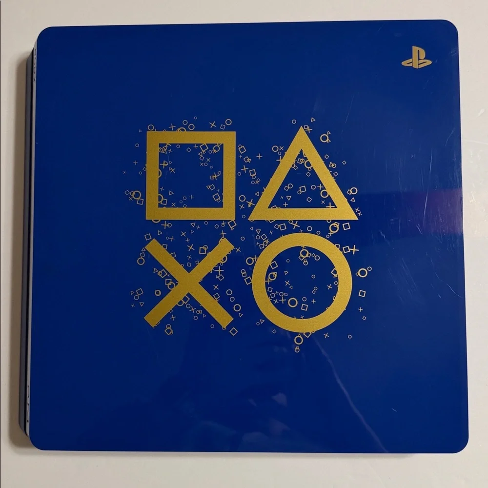 Sony PS4 Days of Play Limited Edition 1TB, Blue Console with Extra Controller